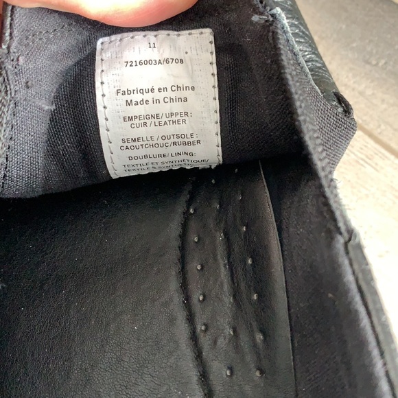 Atelier Noir Rudsak Black Leather Slip On Shoe 11 - Picture 8 of 9